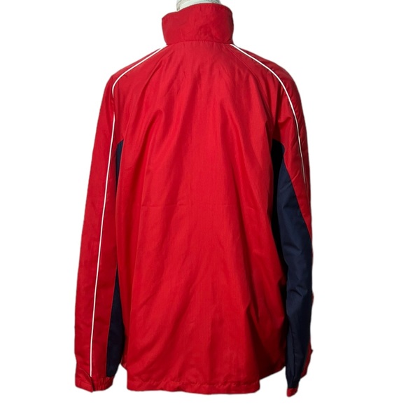Ángels Red Long Sleeve Lightweight Windbreaker Shell Full Zip Up Jacket NEW - Picture 4 of 4
